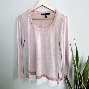 White House Black Market Long Sleeve Top Shirt